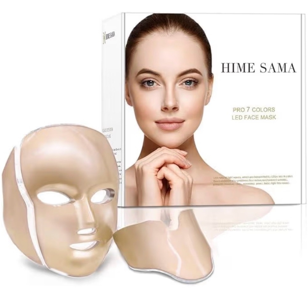 Hime Sama LED Skincare 7 Colors LED red light face Mask